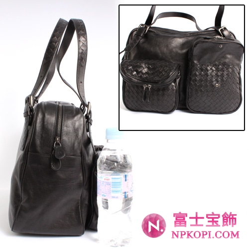 Bottega Veneta/ボッテガ・ヴェネタ  カーフレザー ショルダーバッグ ブラック 248521VN0321000